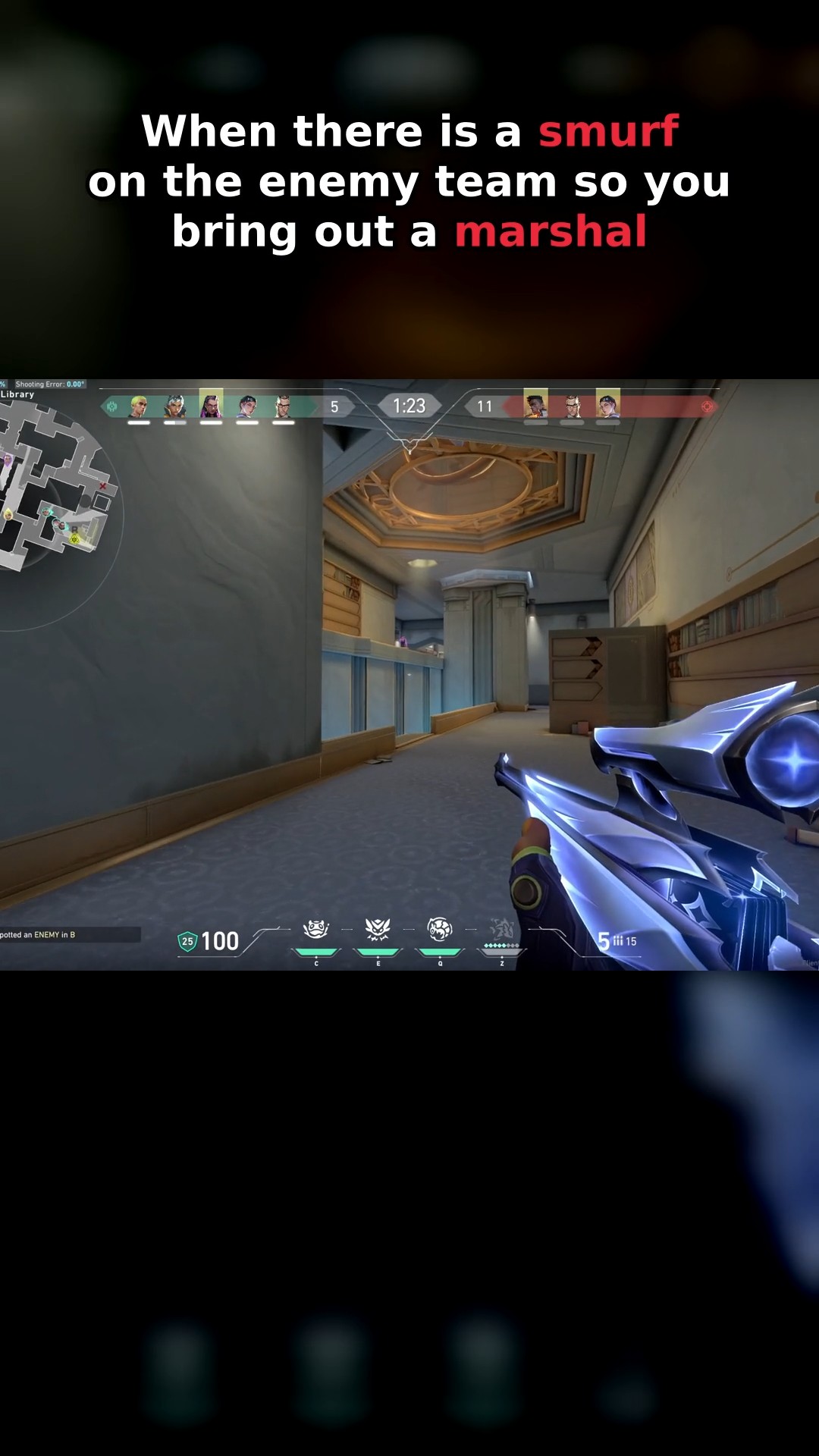 When there is a smurf... use a marshal thumbnail